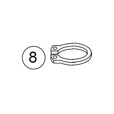 Стопорное кольцо  №8 ДМ.18 ASSO