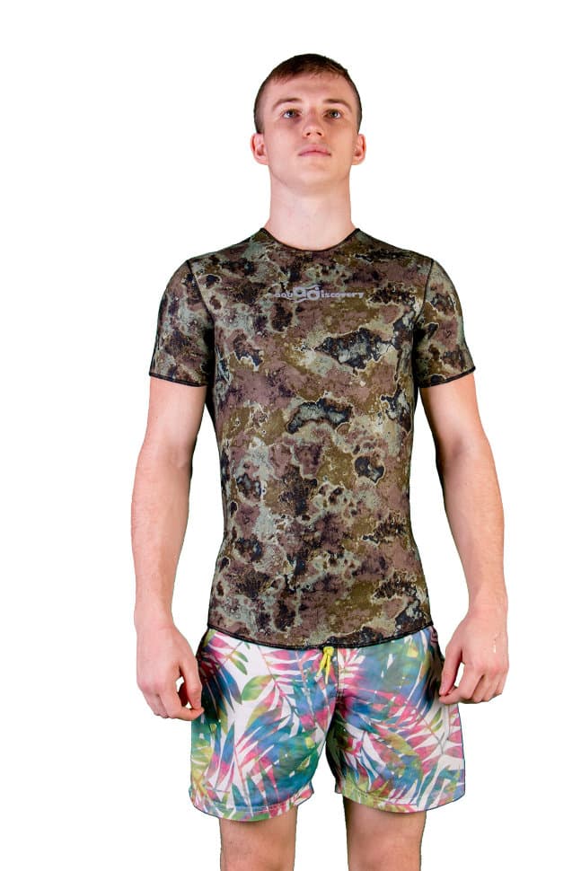 Майка Aquadiscovery Camo Sleeve с рукавом
