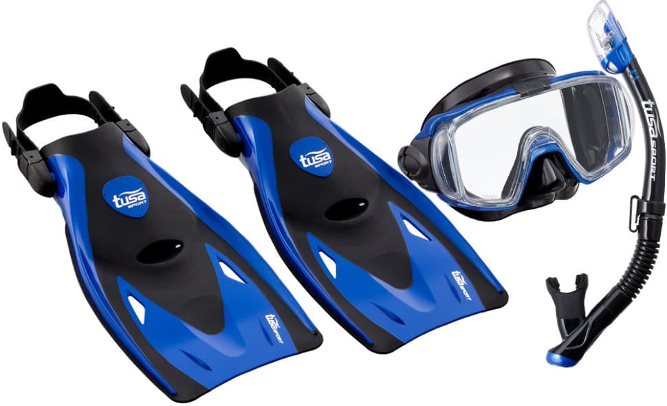 Набор Tusa Sport Visio Tri-ex маска+трубка+ласты