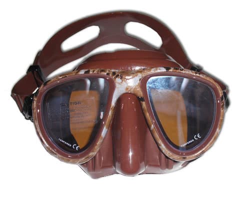 Маска Aquadiscovery Camo Brown зеркальные стекла