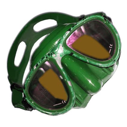 Маска Aquadiscovery Camo Green зеркальные стекла
